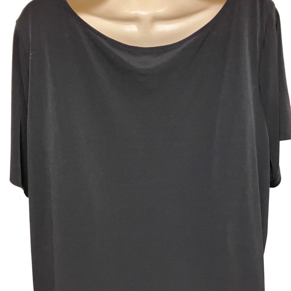 EUC Liz Claiborne Black Blouse Size: 2X - Picture 4 of 6